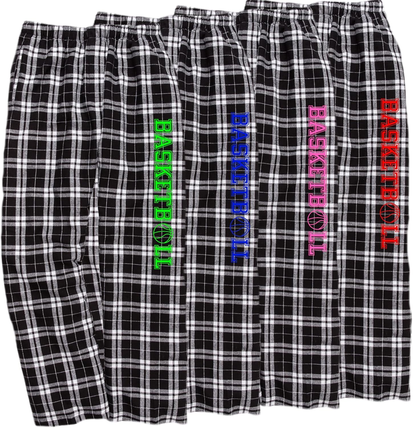 JANT girl Basketball Black Pink Lounge Flannel Pant with Pockets