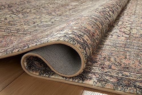 Miniatura 11 de Loloi Amber Lewis x Morgan DenimMulti - Alfombra decorativa de 2 pies x 5 pies