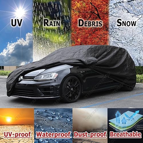 Miniatura 10 de Funda para coche compatible con Subaru WRX Sti WSTi Big Spoiler XTREMECOVERPRO Platinum Series gris