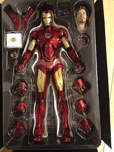 Iron Man 2 Hot Toys Movie Masterpiece Figura coleccionable a escala 16 Iron Man Mark IV