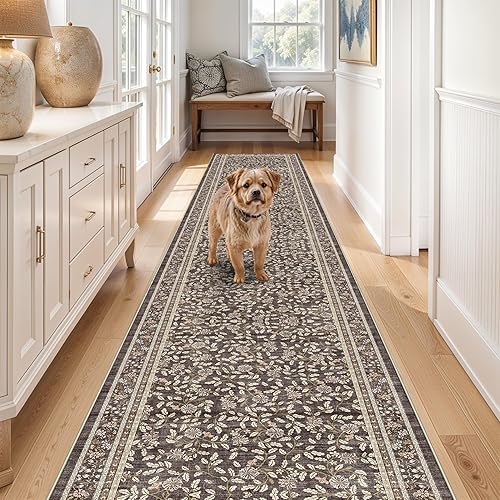 Miniatura 10 de Alfombra Pasillo Lavable 2x10 - Alfombra de Pasillo Alfombras y Tapetes de Cocina Antideslizante Lavable Impermeable Alfombra Pasillo para Sala