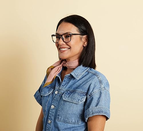 Miniatura 6 de Peepers by PeeperSpecs Dylan - Gafas de lectura cuadradas con bloqueo de luz azul, Carey