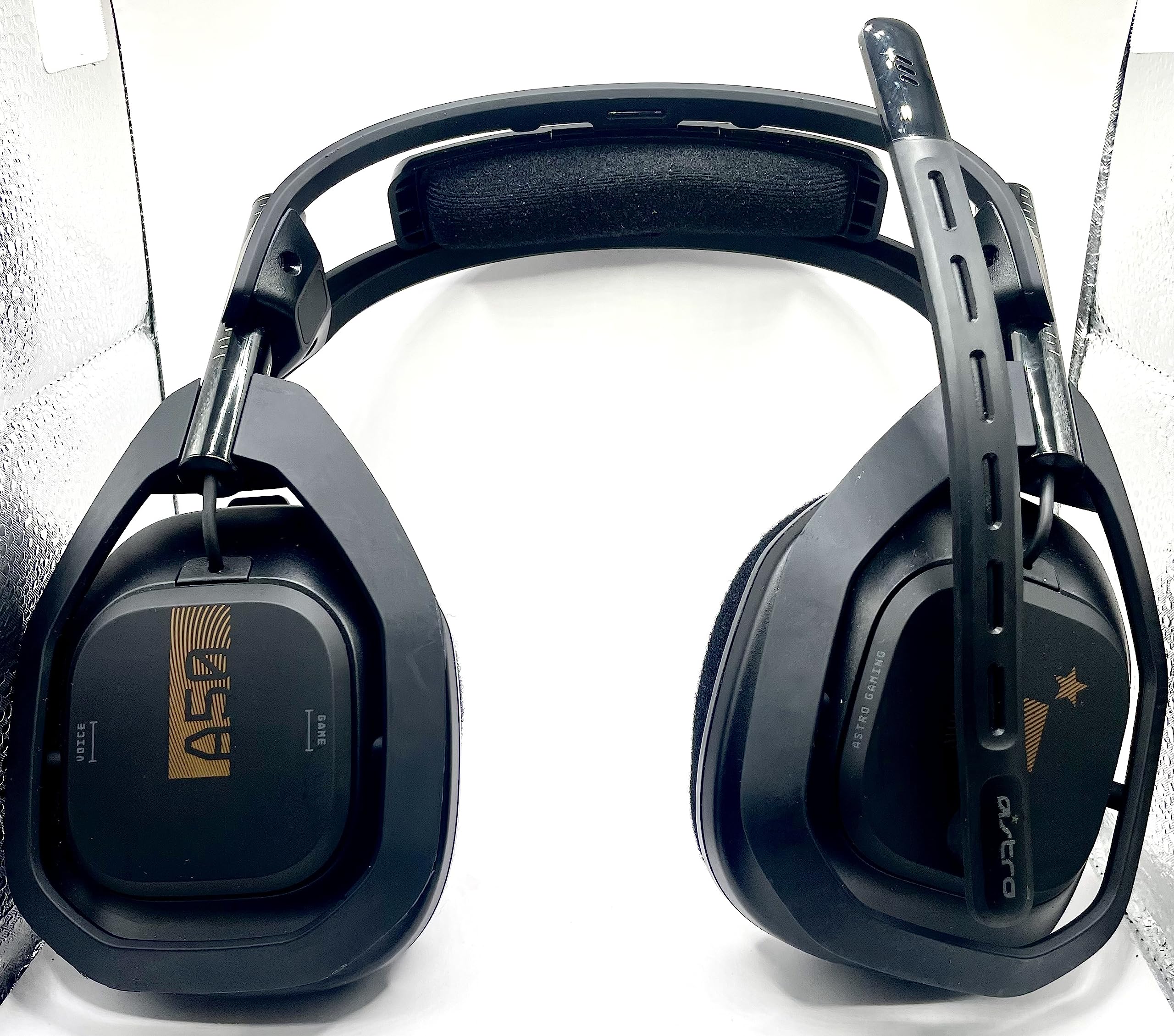 ASTRO Gaming A50 Wireless Headset with Base Station Gen 4, USB Radio Frequency, Unidirectional Microphone Headphones, Compatible with PS4, PS5, PC Windows, Mac, Black (Renewed)