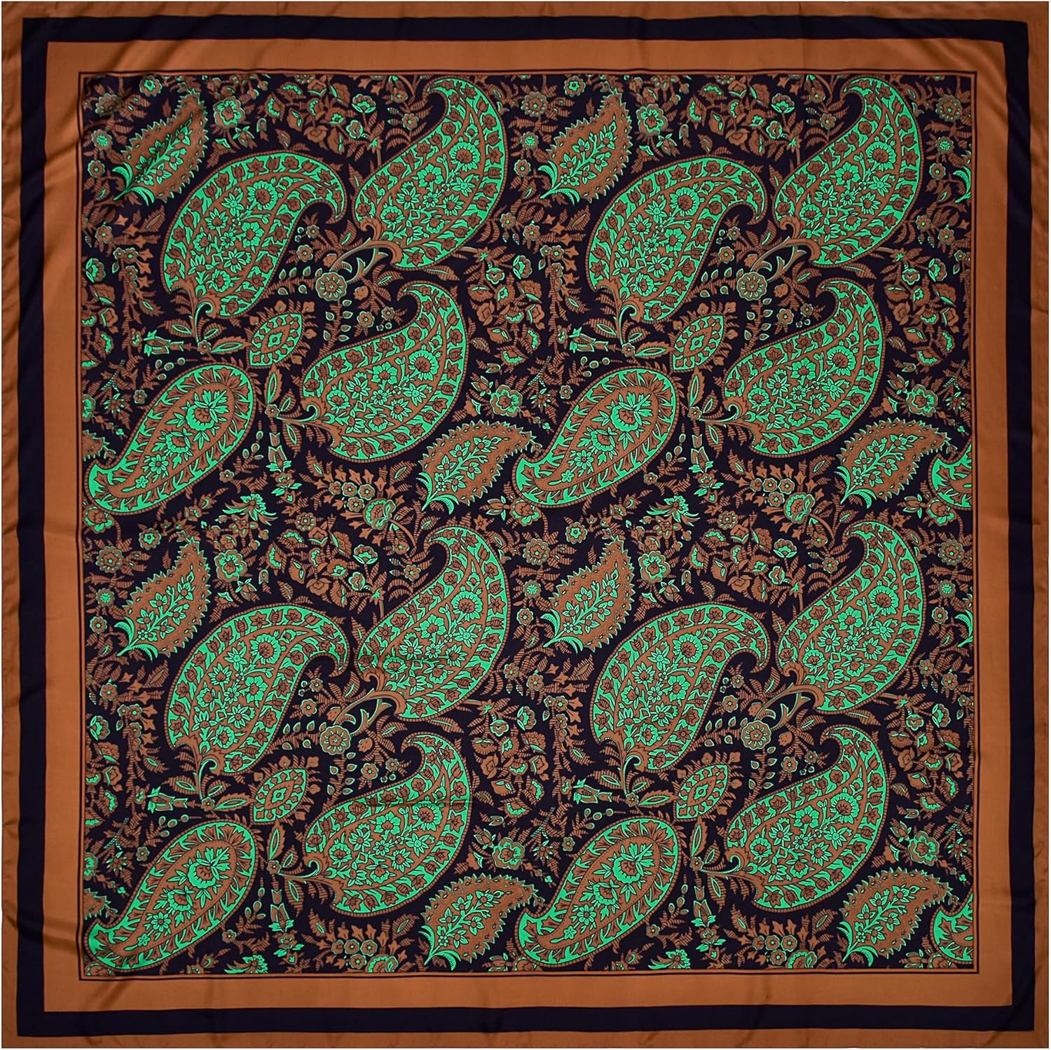 53” Large Head Scarf for Women - Silk Satin Scarf for Hair Wrapping at Night Bandana Square Scarf for Sleeping