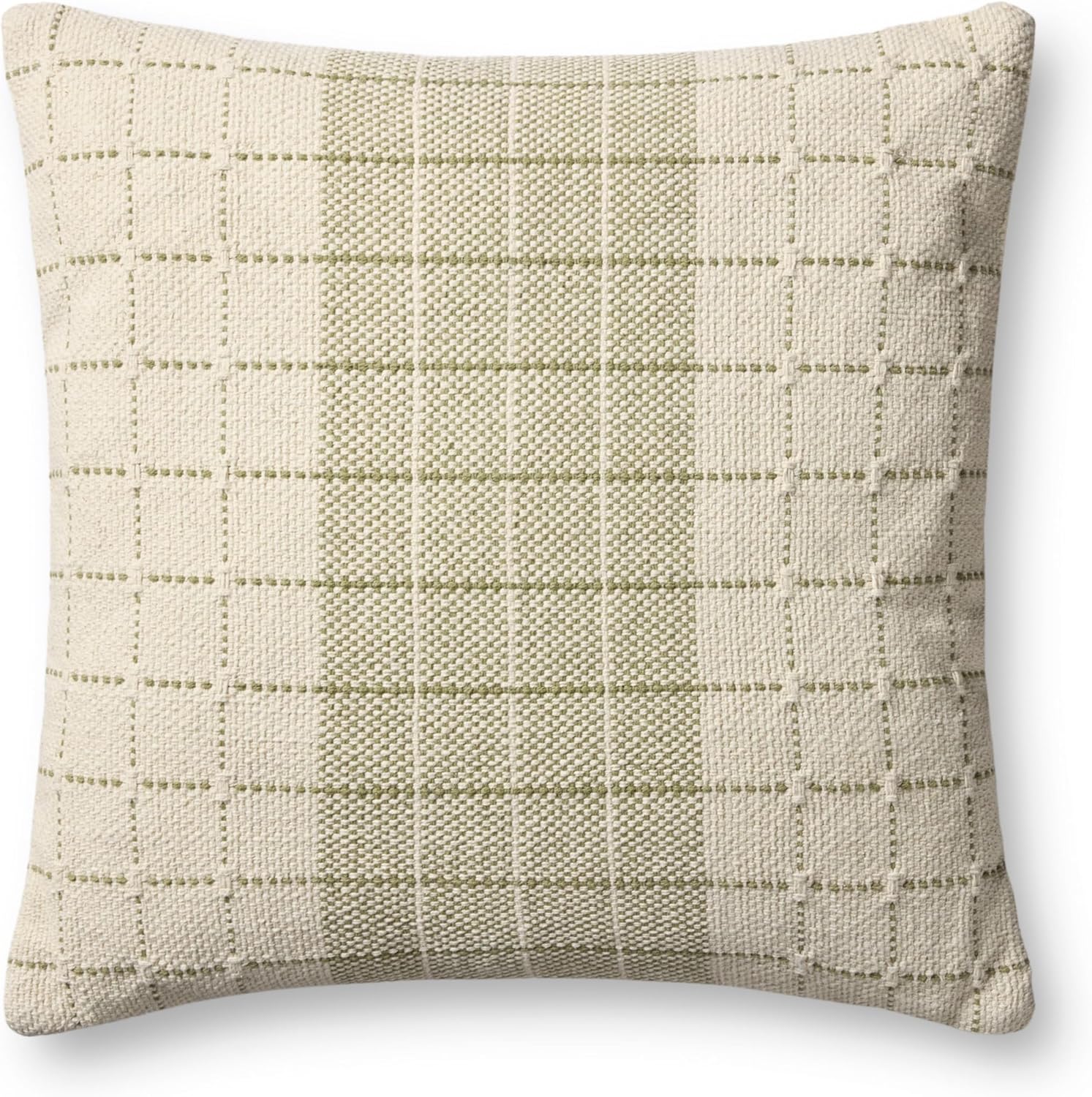 Loloi II Collection PLL0193 Blue/Natural 22'' x 22'' Cover w/Down Pillow