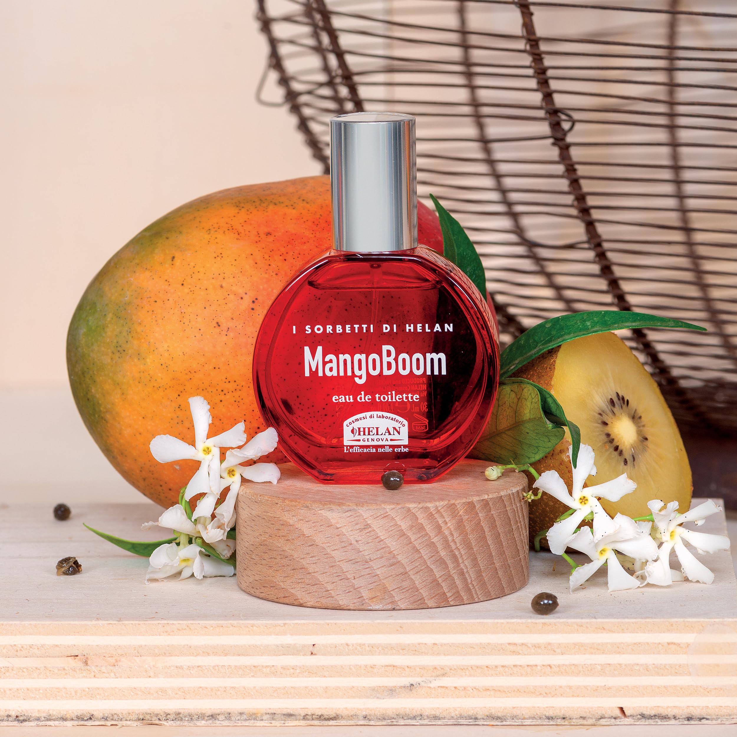 Helan, I Sorbetti MangoBoom - Profumo Uomo e Donna Aromatico con Frutti Esotici, dai Sentori Sensuali con Mughetto e Gelsomino, Vaniglia, 30 ml