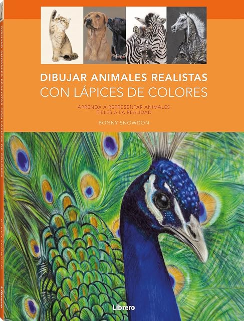 Portada de Dibujo; realista; color; lápices; animales