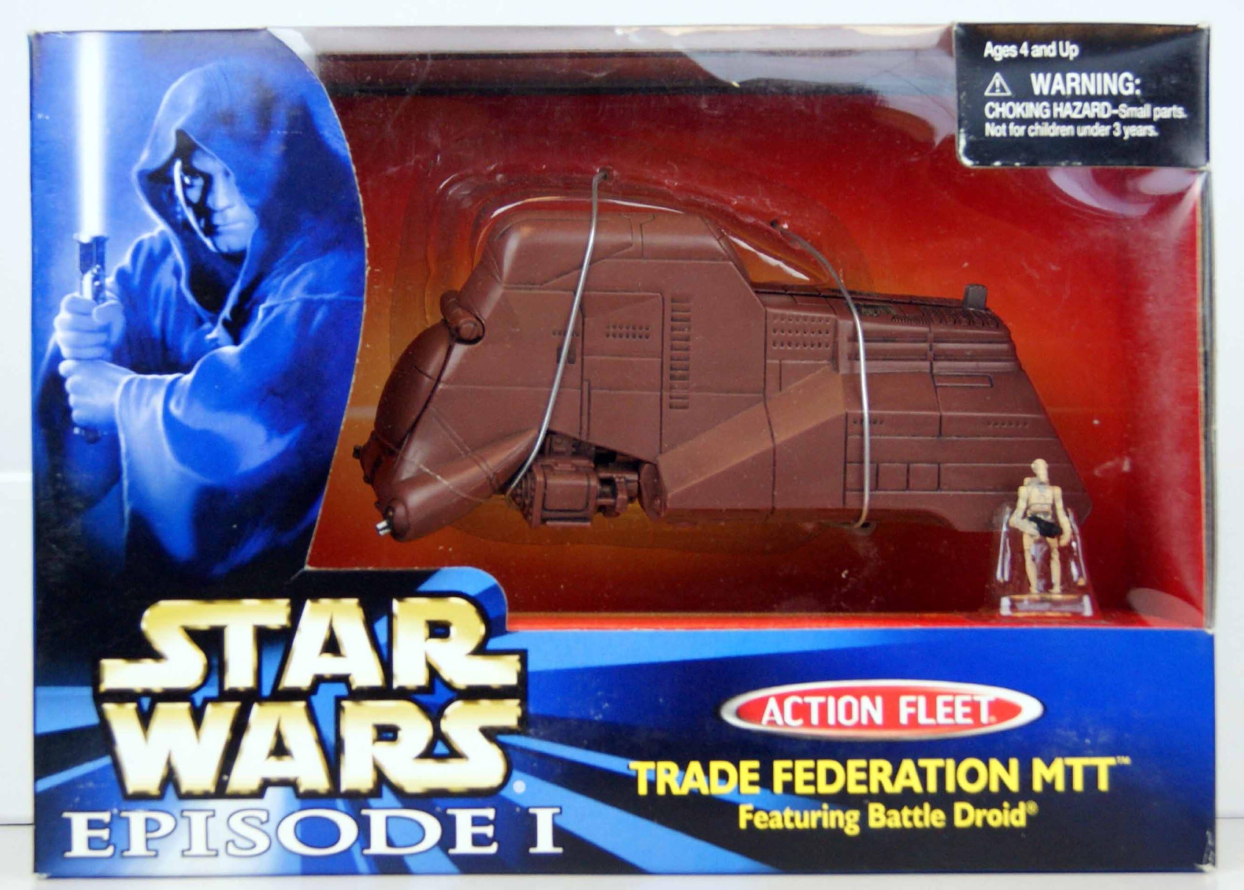 Star Wars Episode I Action Fleet Vehicle with Figure: #2 Federation Troop Transport (MTT) with Battle Droid