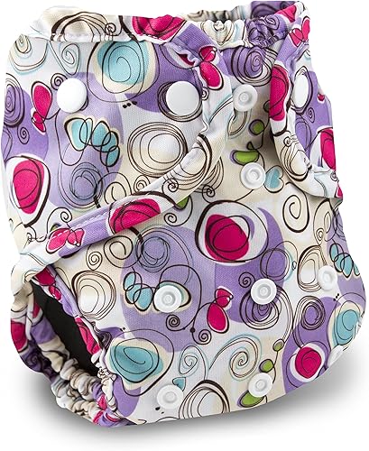 Miniatura 5 de Botones de tela cubierta de pañal - Talla única (ciruela) Ciruela,Cereza,Far