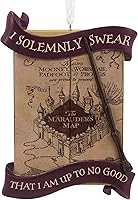 Hallmark Harry Potter Marauder's Map Christmas Ornament - Iconic Hogwarts Collectible for Fans