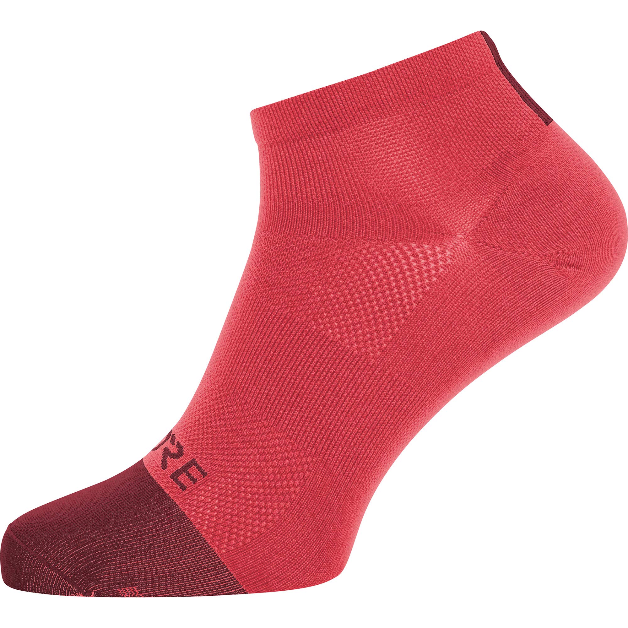 GORE WEAR M unisex socks, size: 8.0-9.5, color: hibiscus pink/chestnut red