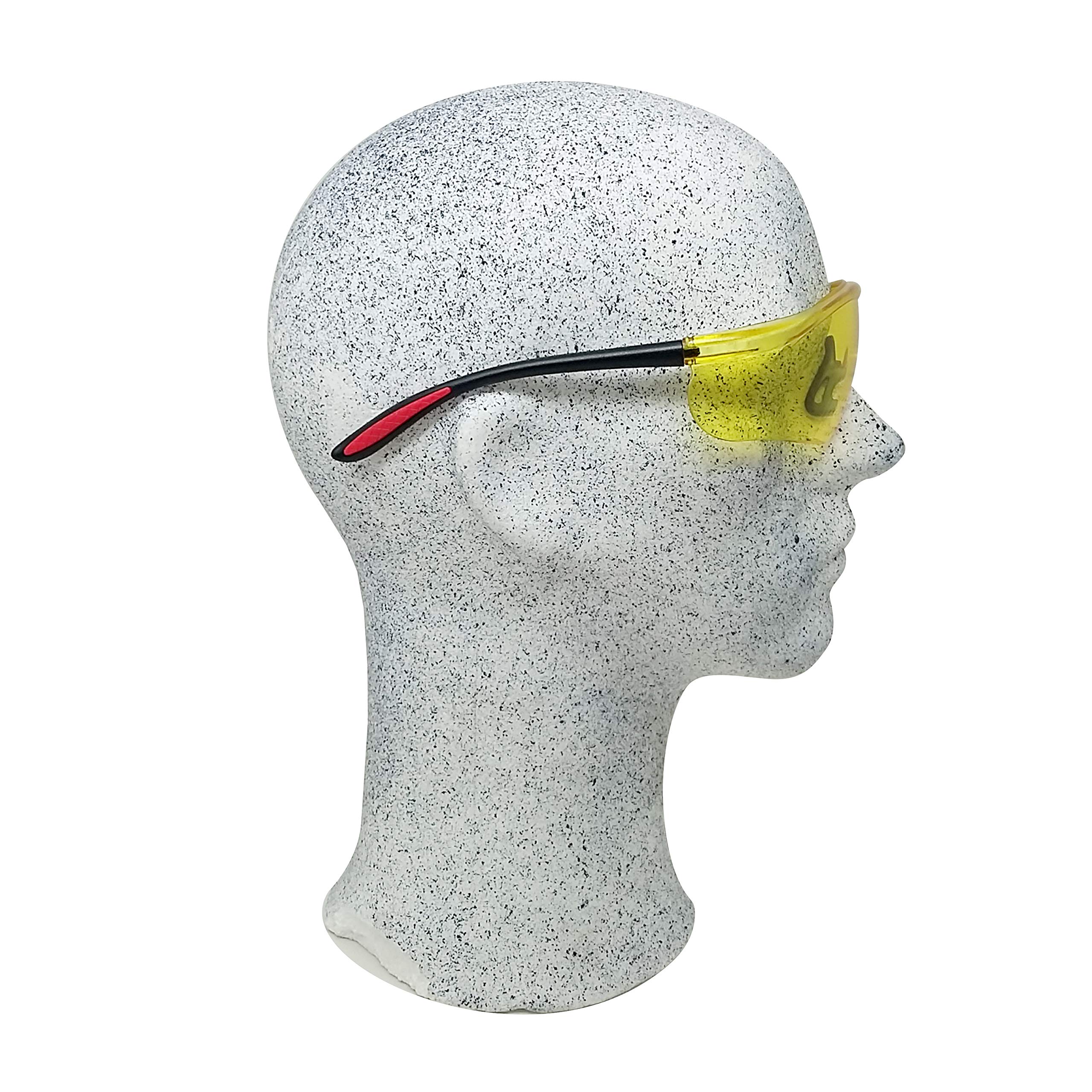Oregon Q525250 okulary ochronne z ochroną przed uderzeniami i filtrem UV - żółte