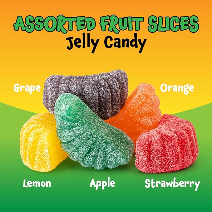 Fruit Slices - Paquete de 2 Libras (65 Piezas) - Caramelo de Fruta Surtido miniatura 5