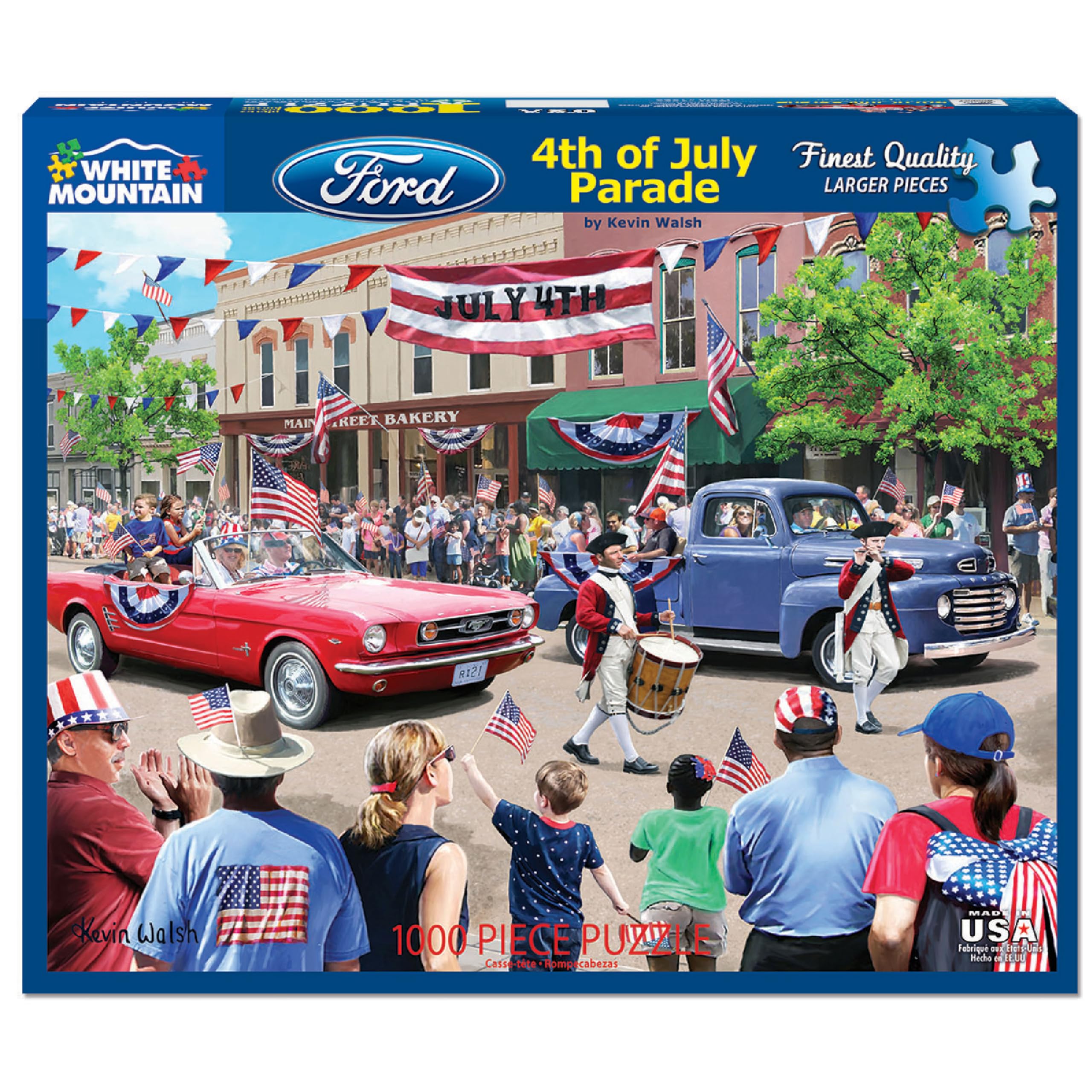 White Mountain 4th of July Parade - 1000 Piece Jigsaw Puzzle