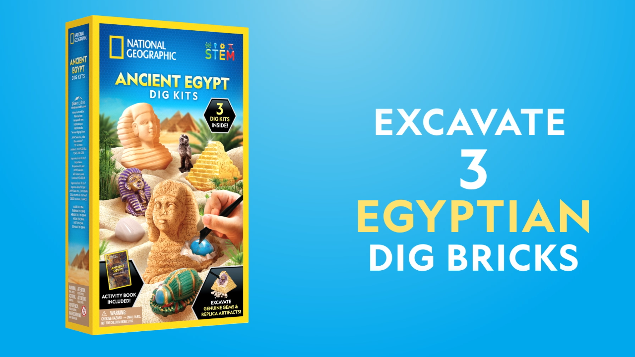 Amazon.com: National Geographic Ancient Egypt Dig Kit – Includes