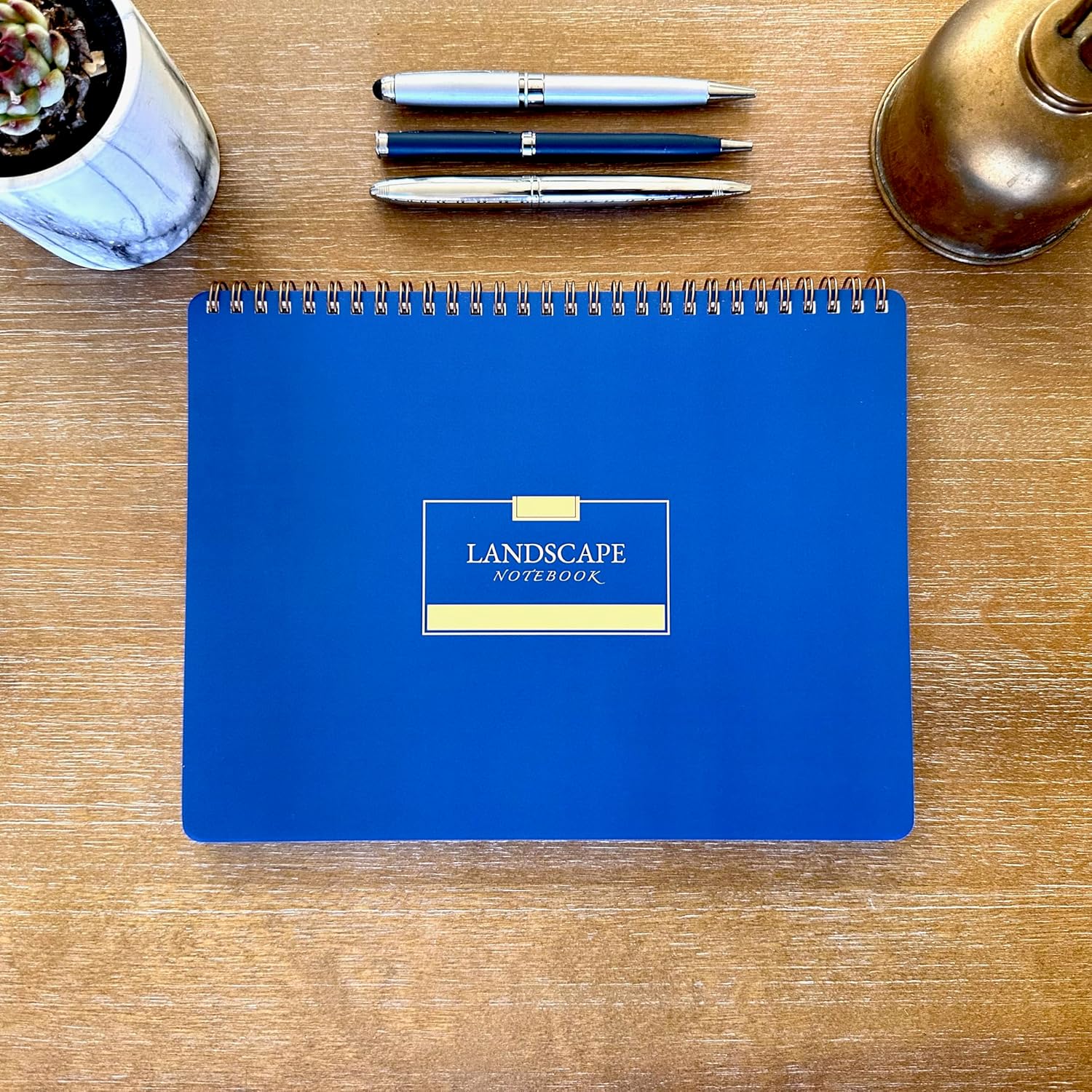 Landscape Notebook (3 pack, Variation 2-10" x 7.5" Horizontal Lined College Ruled, 160 pages (80 sheets)      Spiral-bound
