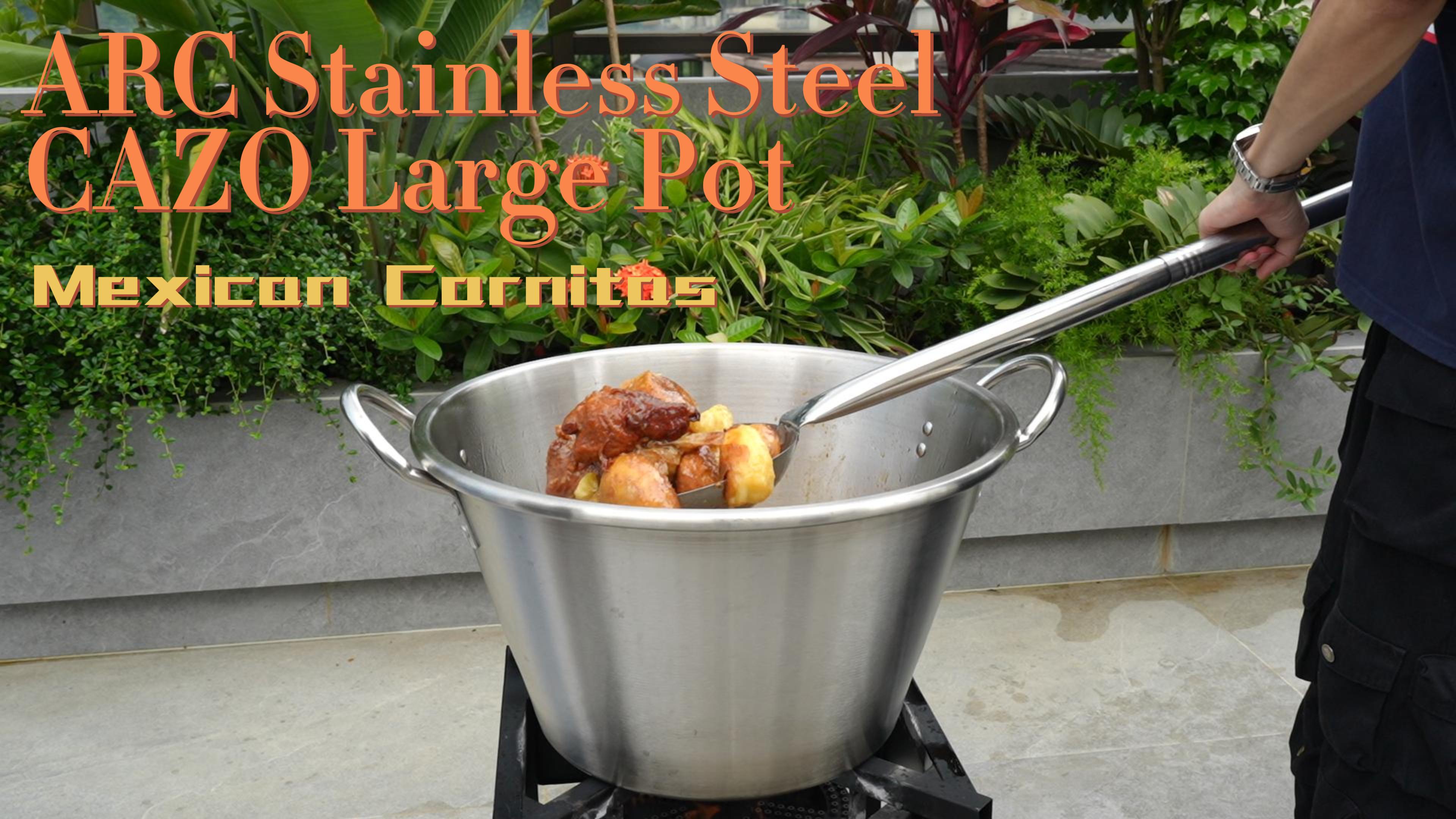 Amazon.com: ARC Stainless Steel 25 Inches Heavy Duty Mexican Cazo