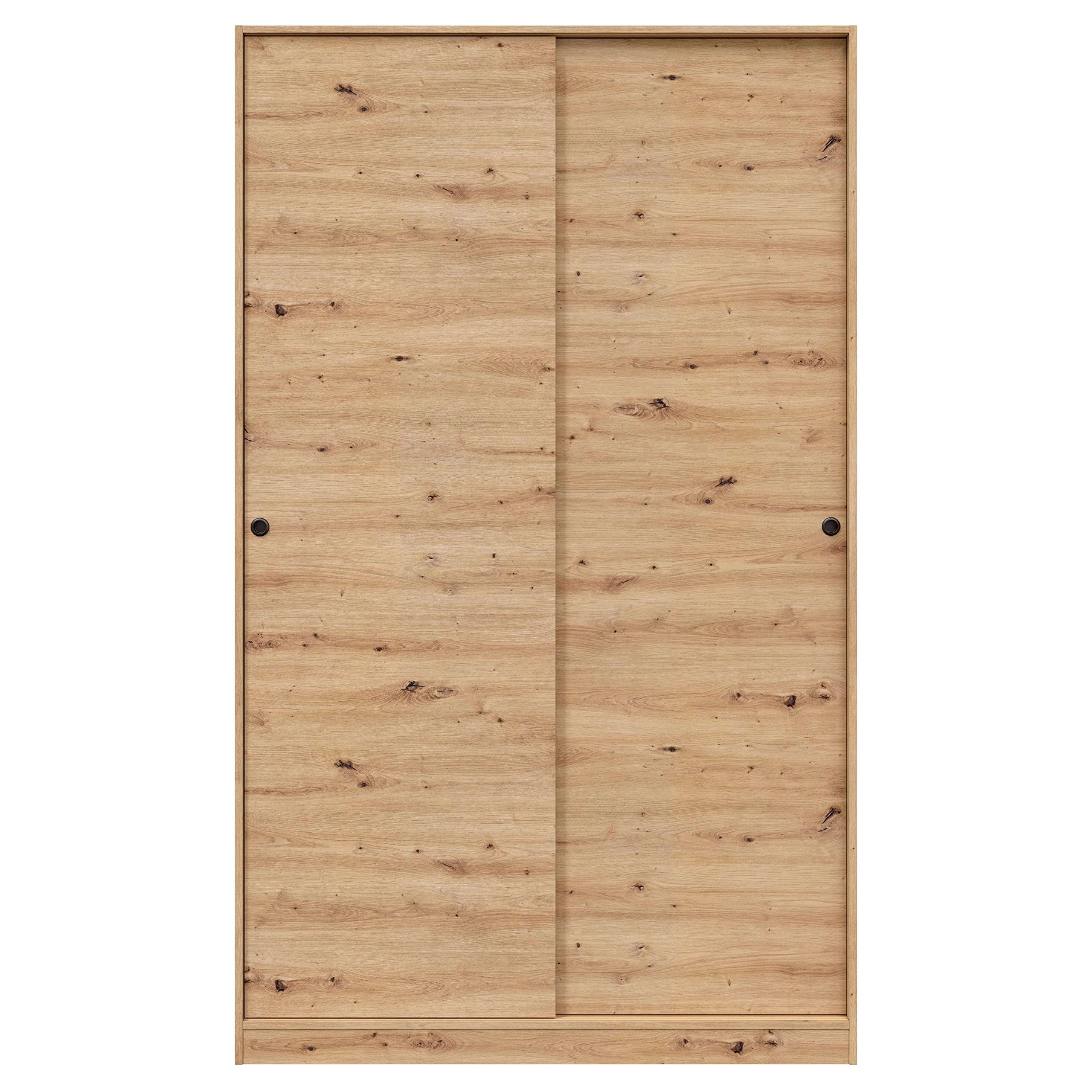 Habitdesign Modèle Enzo Armoire 2 Portes coulissantes 200 x 120 x 50 cm