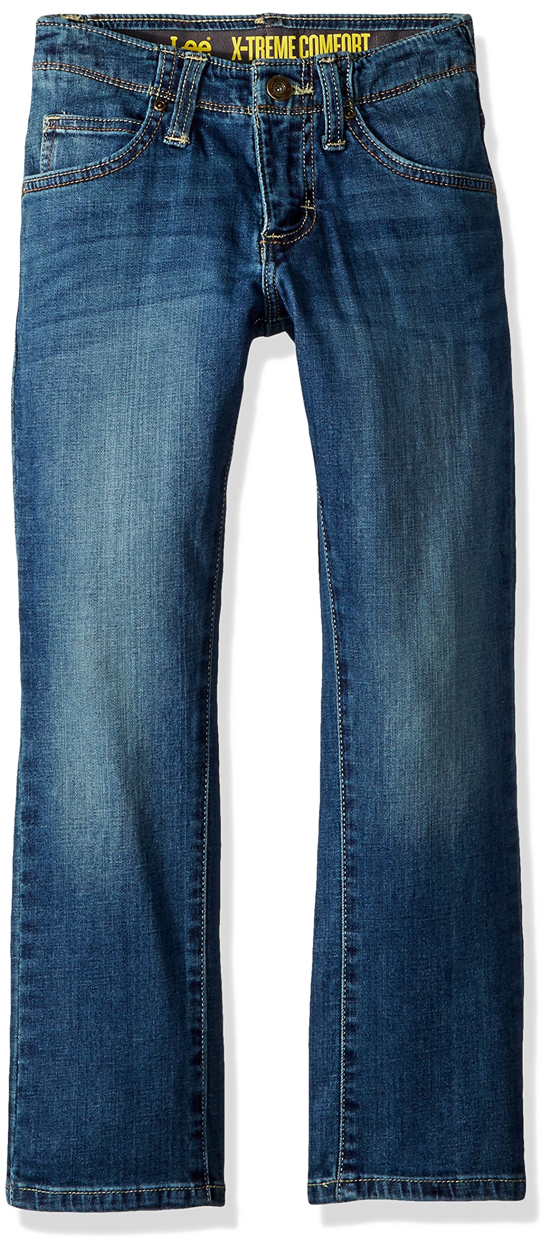 Jeans ajustados para niño pantalones tejanos elásticos cómodos modernos de corte slim 3