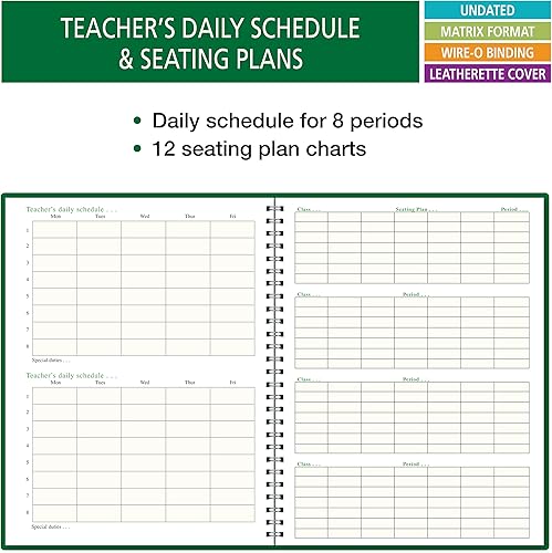 Miniatura 4 de Plan de lecciones para maestros de 6 períodos Días verticalmente por el lado (6WPL)