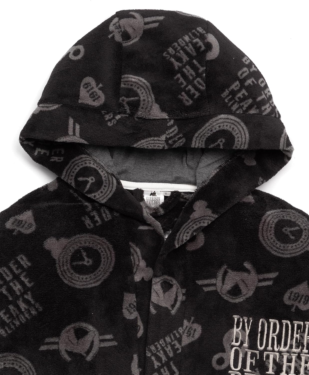 Peaky Blinders Dressing Gown Men Adults Garrison Tailor Black Pjs Robe