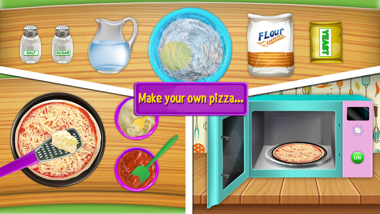 Unlimited Pizza Shop Make your own deliciousUnlimited pizza with this