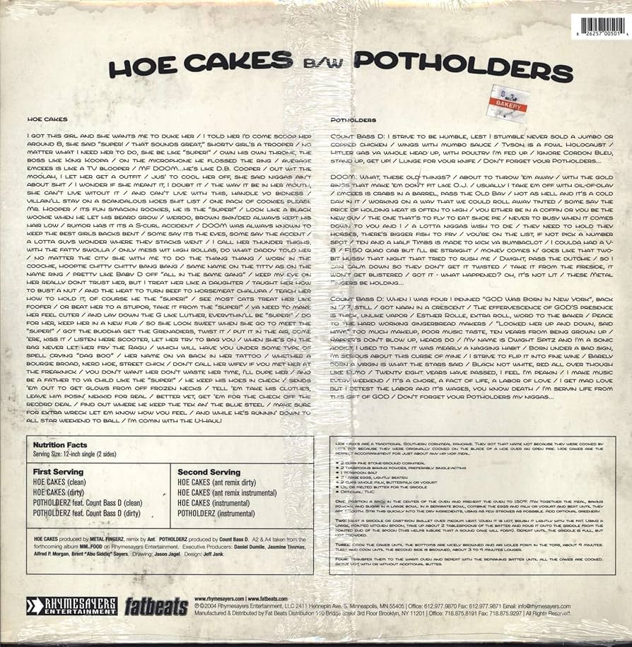 Hoe Cakes/Pathholders [12