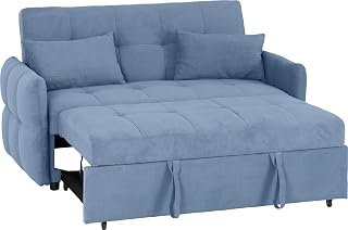 Chelsea Sofa Bed in Blue Fabric