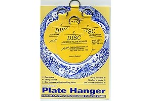 Invisible Disc Adhesive Medium Plate Hanger Set