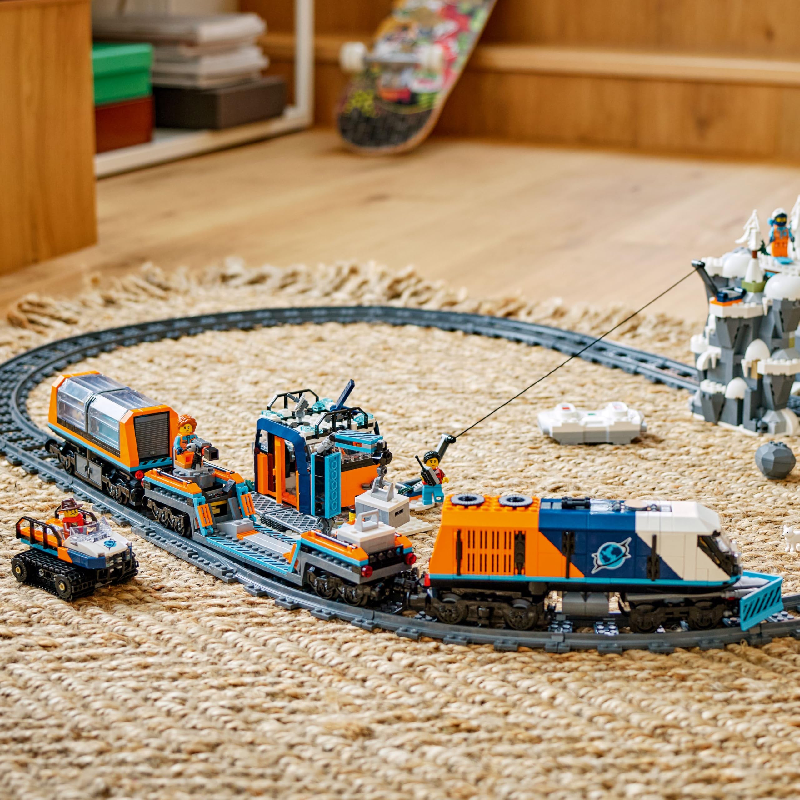LEGO City Trains Trem Expresso Polar Ártico dos Exploradores 60470