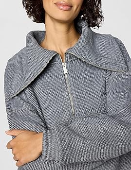 Sweaty Betty Women's Restful Boucle Textured Half Zip Pullover