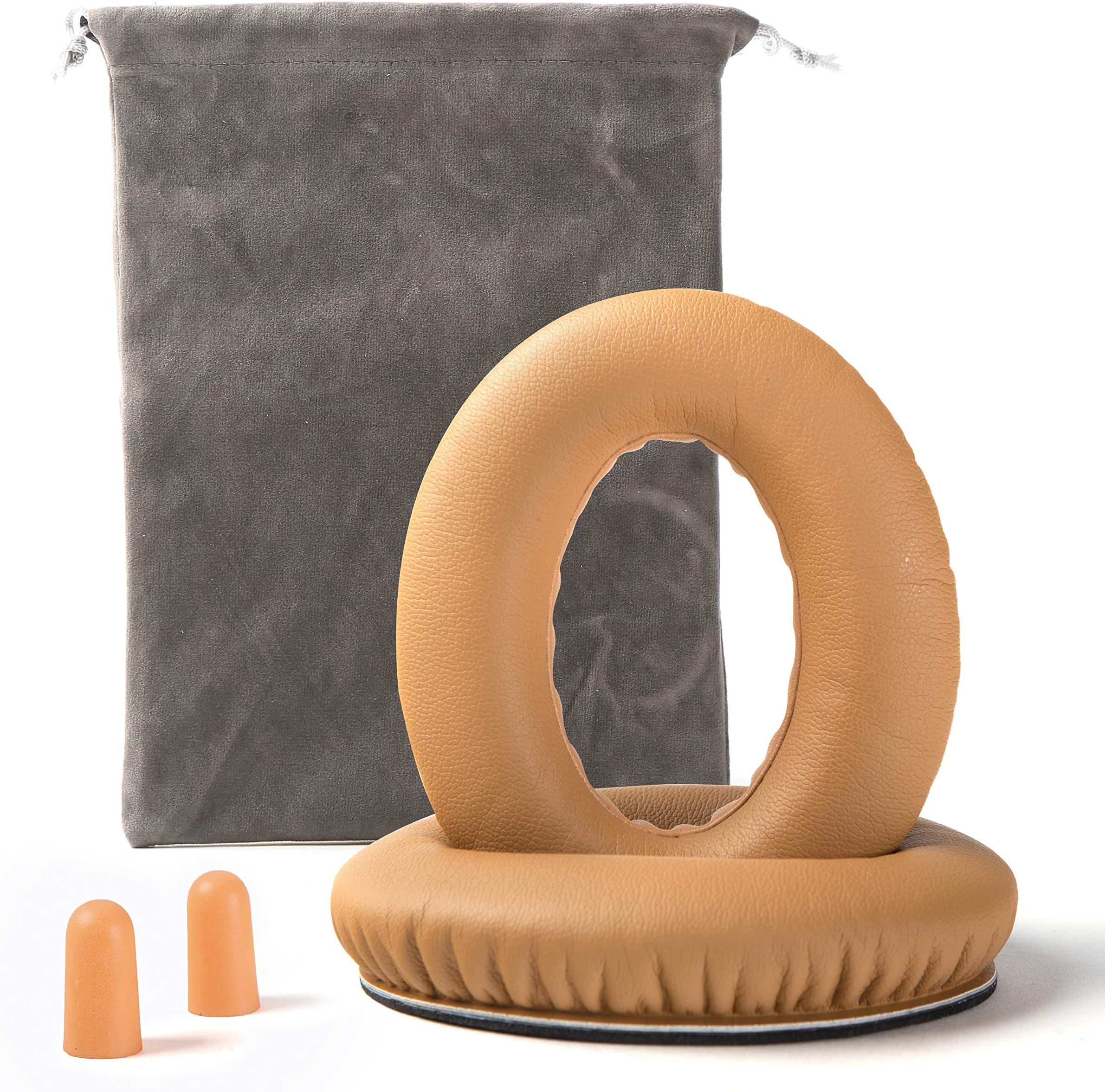 EARSUN Replacement for Bose QC25 Headphone Ear Pads Cushion Muffs Compatible with QuietComfort 25, Ae2, Ae2i, Ae2w, SoundLink & SoundTrue (Over Eear ONLY), Khaki