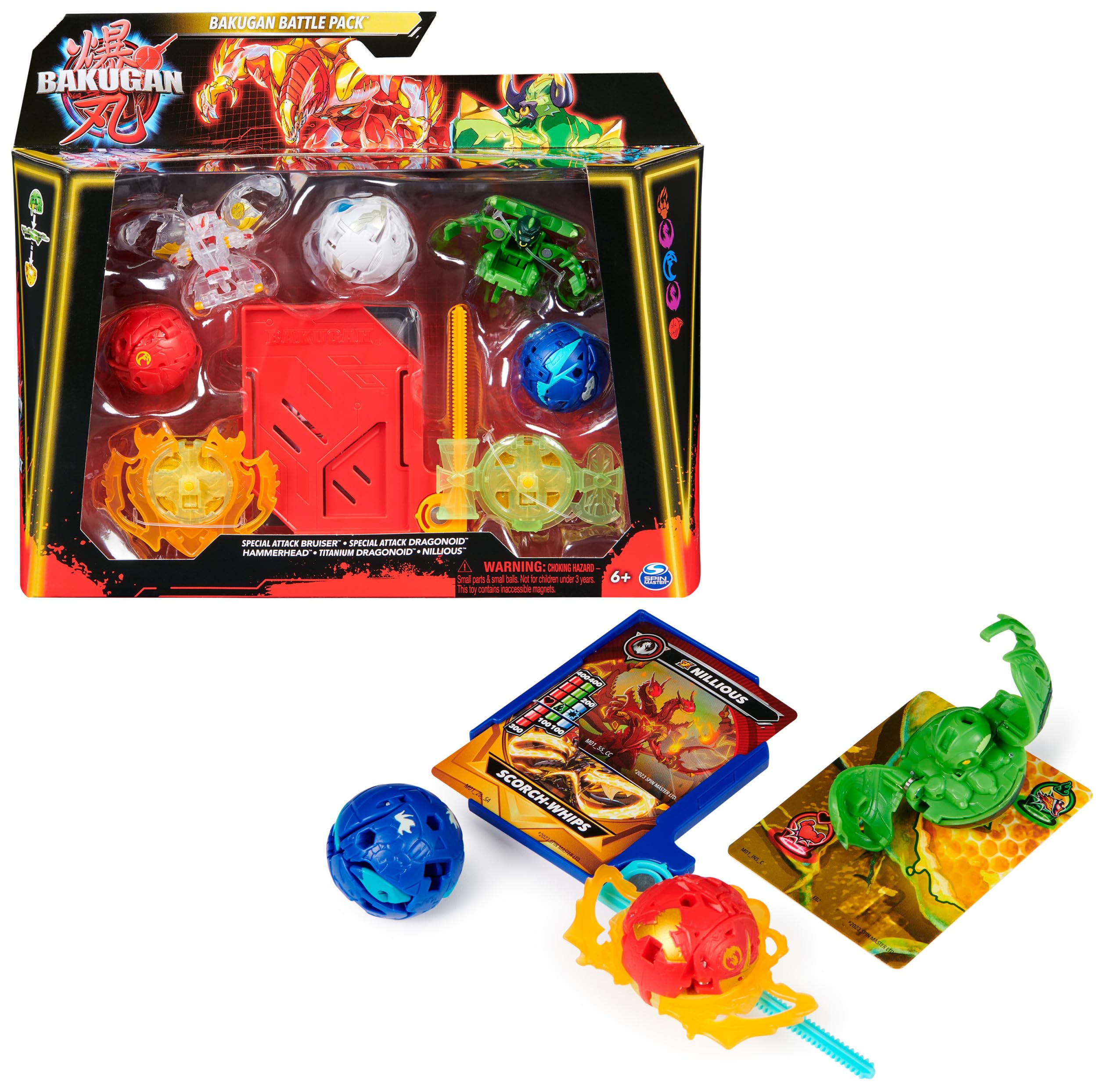 Figuras de acción Bakugan para batallas en casa con Bruiser y Octogan 8