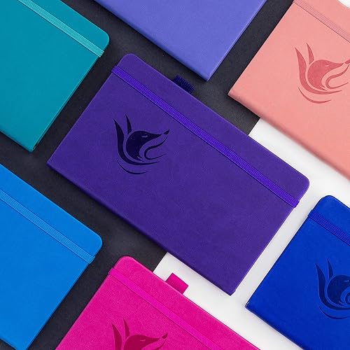 Vista 13 de Clever Fox Cuaderno con puntos, diario con páginas numeradas A5 5 x 8.25 pulgadas Lavanda