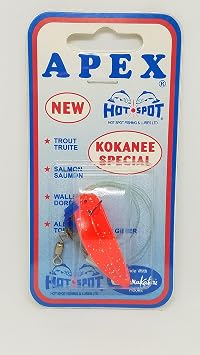 Hot Spot A2-308K Apex Kokanee Special Trolling Lure 1.5", 2/0