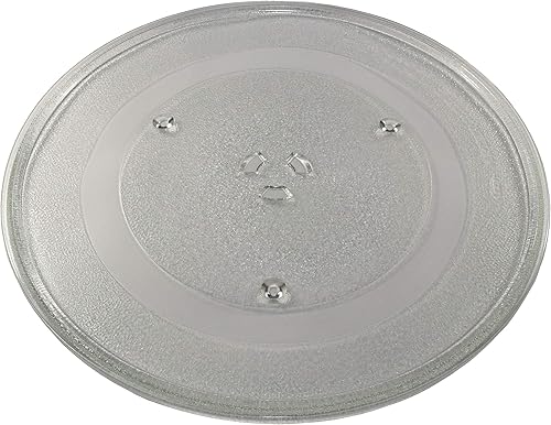 HQRP Bandeja giratoria de cristal de 14-1/8 pulgadas para Whirlpool W10531726 W11402532 W11358813 KMHS120EBL0 WMH53520CB0 WMH73521CB0 WMH76719CB0