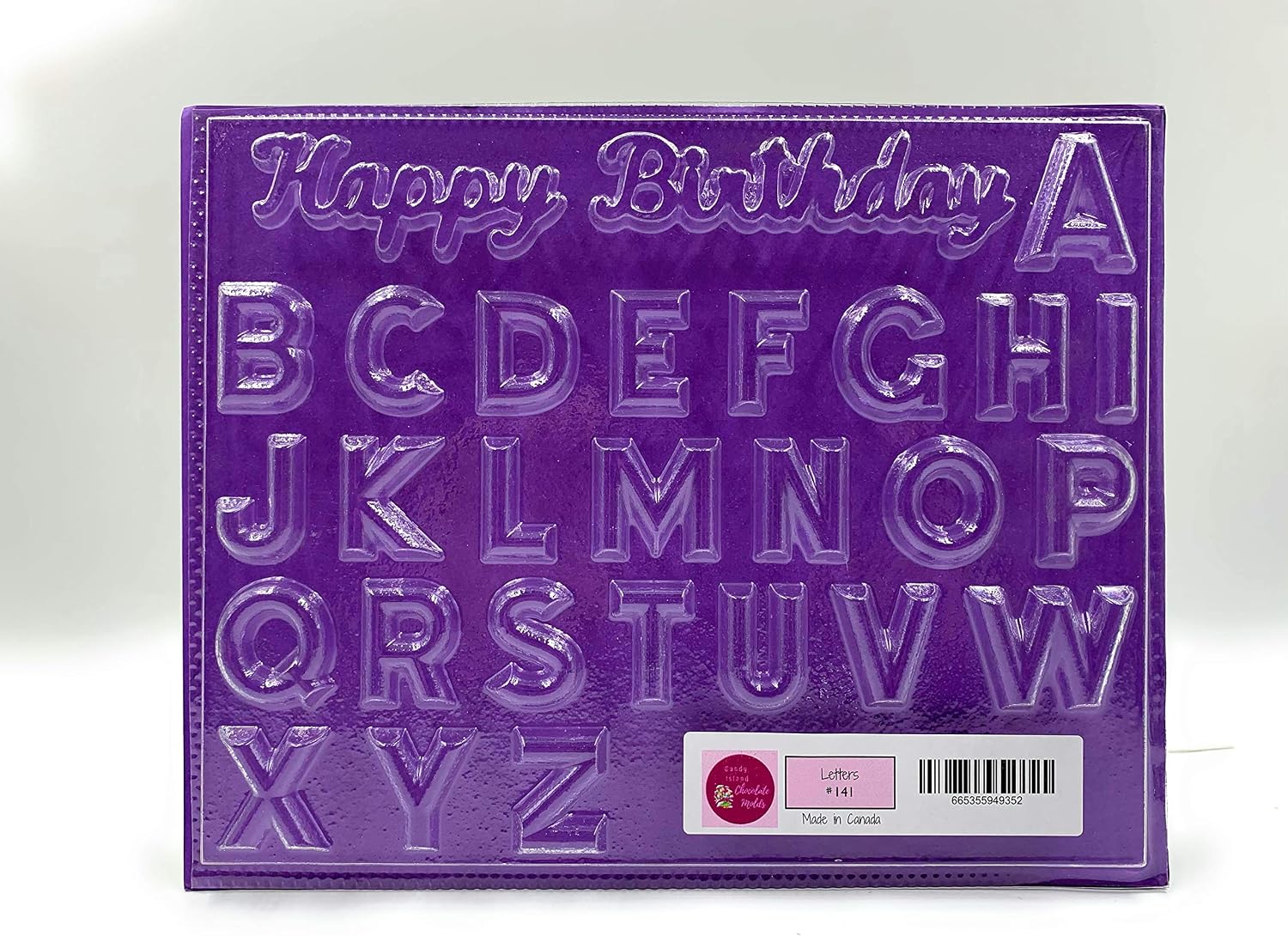 Candy Island Letter Chocolate Mold 141U