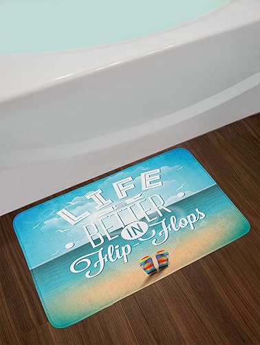 Miniatura 2 de Lunarable Tapete de baño victoriano, encaje victoriano, patrón barroco antiguo, otomano oriental con patrón cuadrado real, tapete decorativo de baño