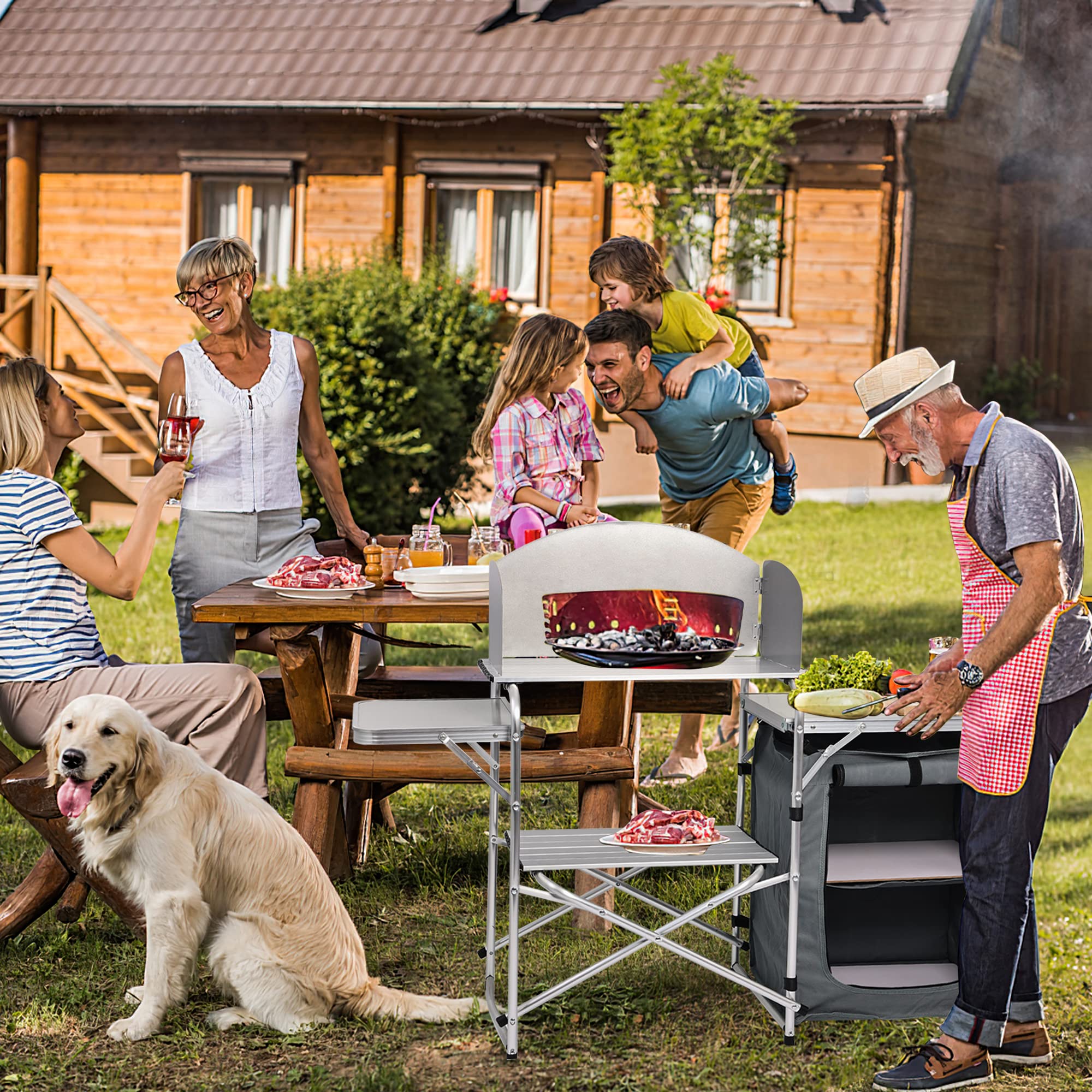 キャンプ　キッチンテーブル snow peak ステンレスキッチンテーブル : ZOZOTOWN Yahoo!店