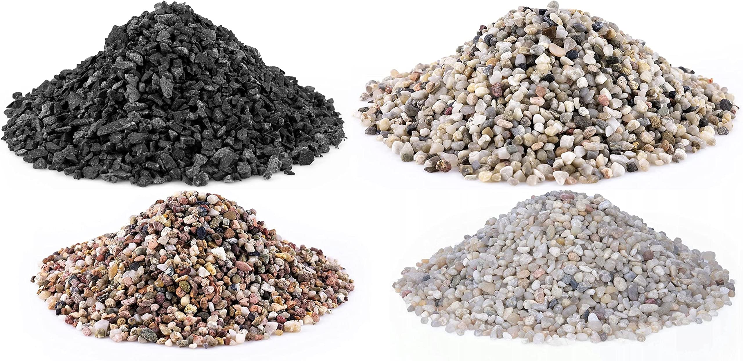 Aquarium Gravel Fish Tank Stones Natural Substrate Perfect for Plant Growth (5kg, Black) — view 10