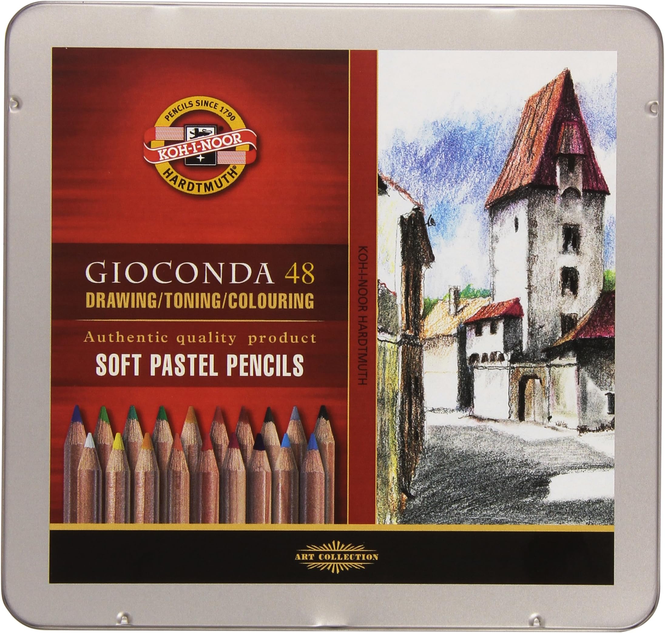 FaberCastell 112124 Pitt Pastel Pencils (24 Pastels Pencils) Amazon