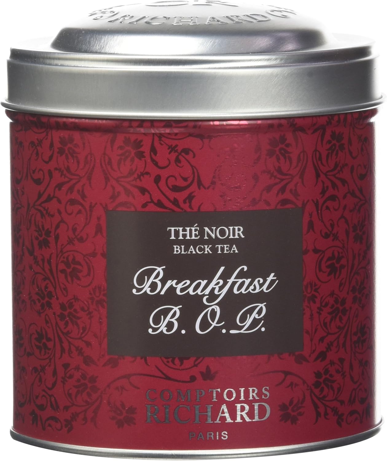 Comptoirs Richard Thé Noir Breakfast BOP Boîte Métal Vrac 120