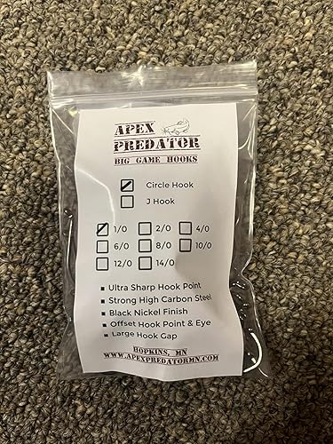 Miniatura 2 de Apex Predator Paquete a granel de gancho circular de pulpo compensado resistente 10-140