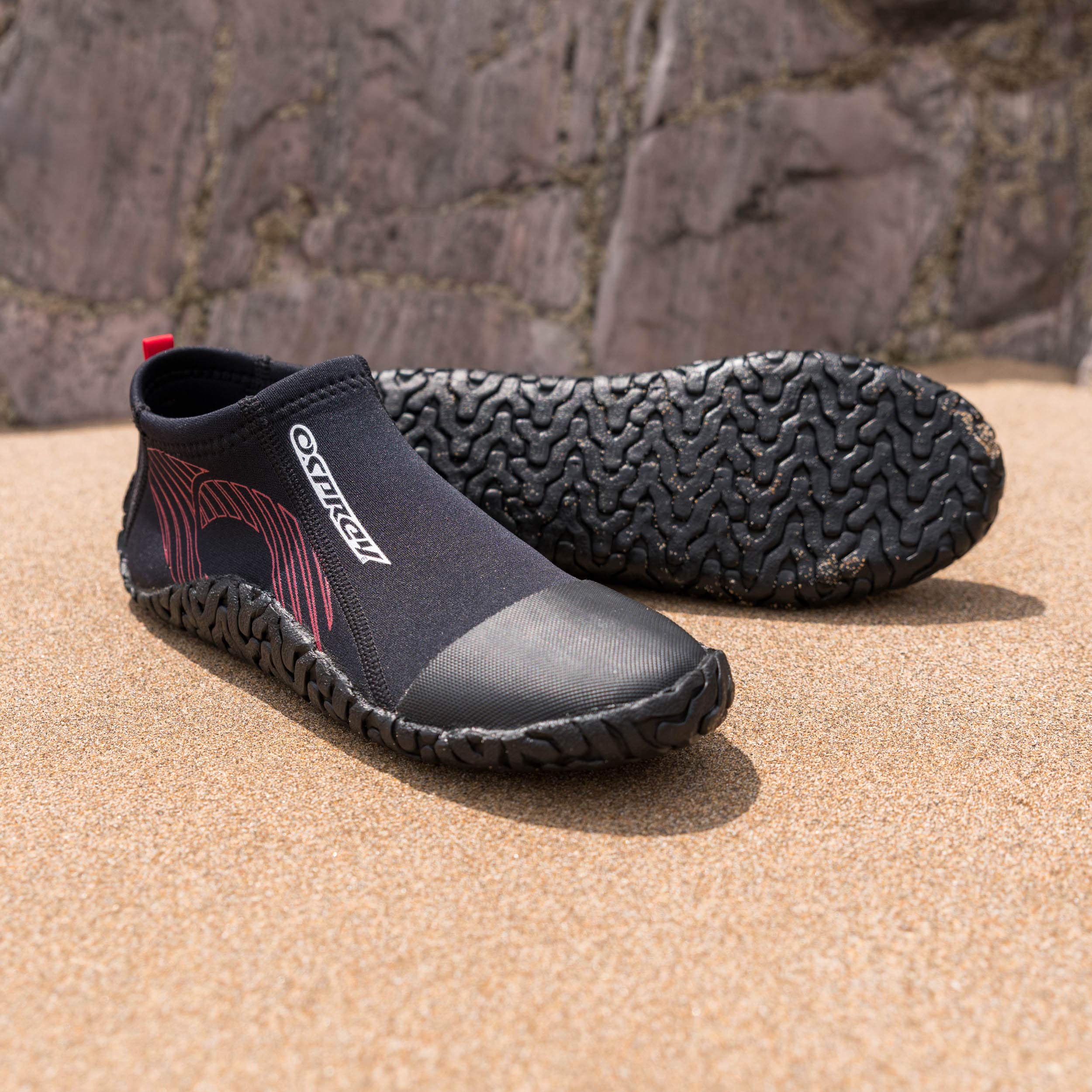 Osprey Kid's Reef Aqua Shoes - 2 mm Neoprene Water Shoes for Watersports and Beach, Multiple Sizes, Black