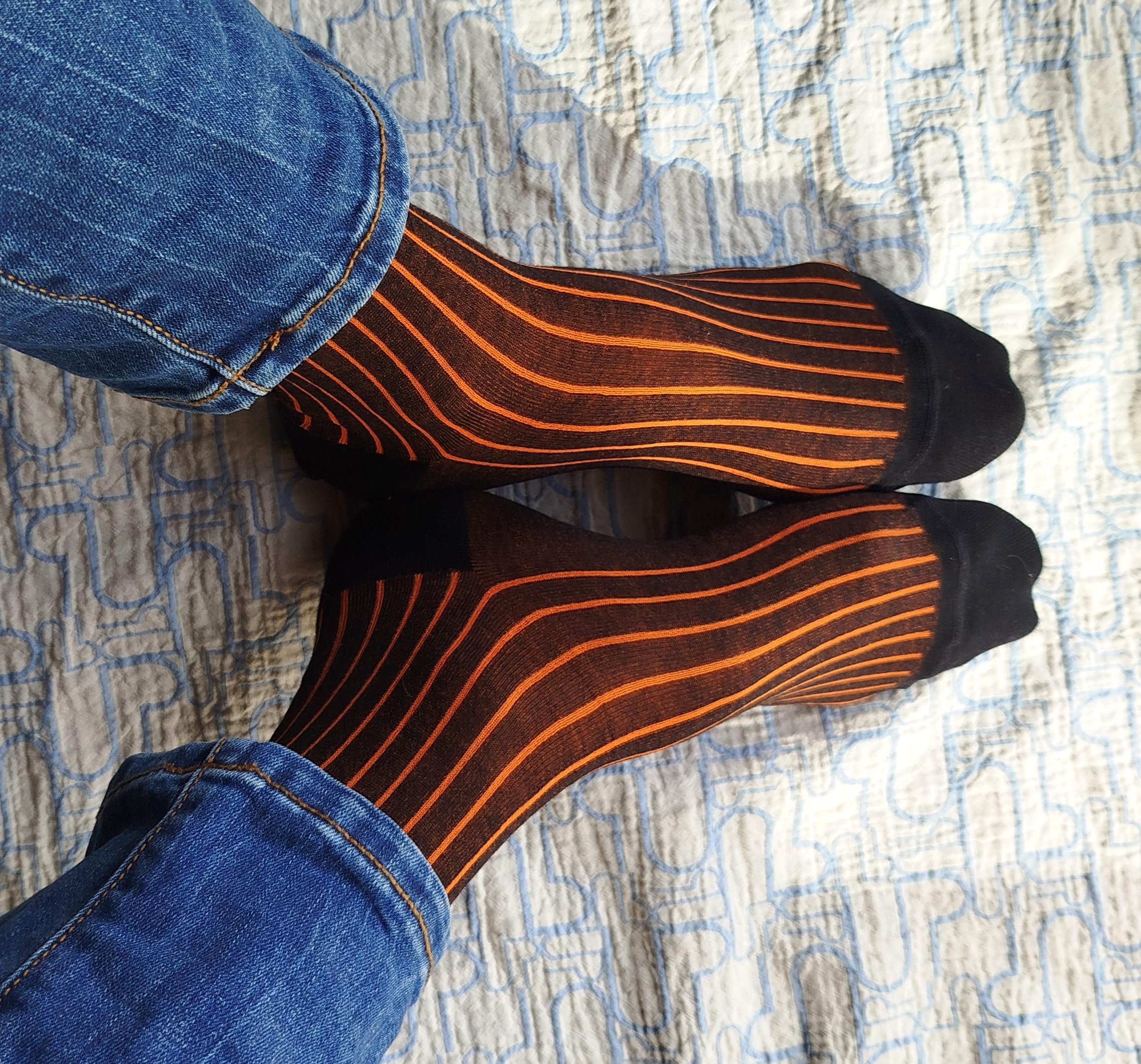 Chaussettes élégantes originales businnes unisexe fil d'Écosse.