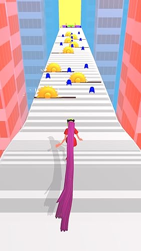 Cabelo comprido Desafio! BeautyQueen DancingHairs Corrida - 3D Corredor Jogo de corrida