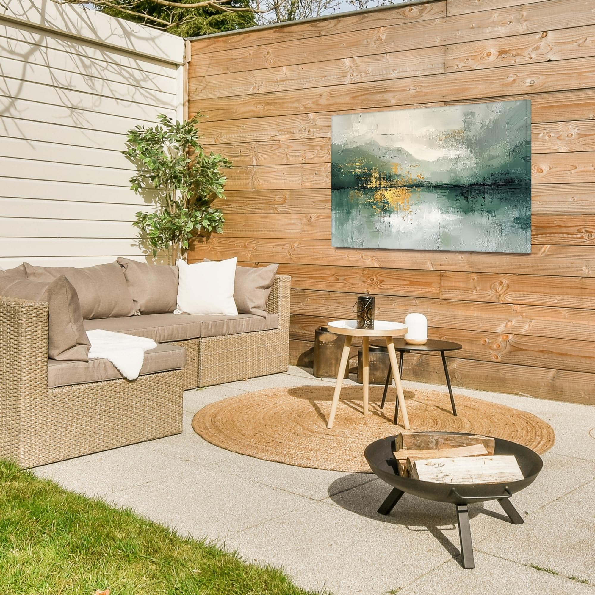 Poster De Jardin Original Mur Tableau Decoration Murale Balcon