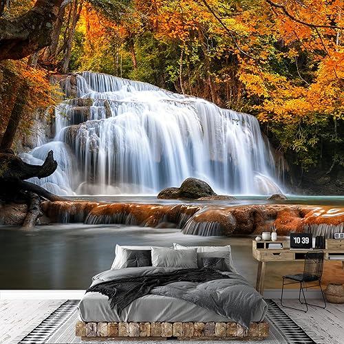 Miniatura 3 de SIGNWIN Mural de pared Bosque autoadhesivo extraíble para decoración de pared de dormitorio sala de estar, 100 x 144 pulgadas