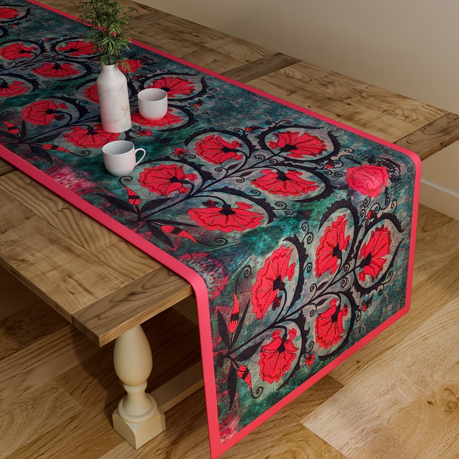 Buy SEJ by Nisha Gupta Dining Table Runner for Center Table Table