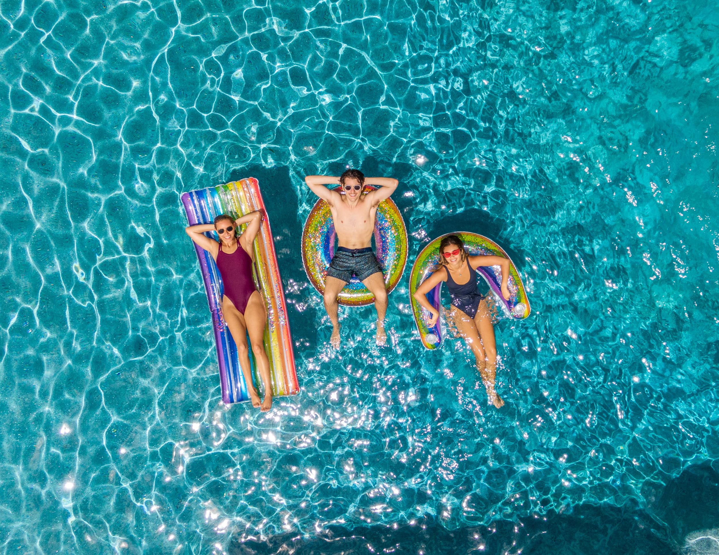 Amazon.co.jp: PoolCandy レインボーコレクション キラキラサンチェア